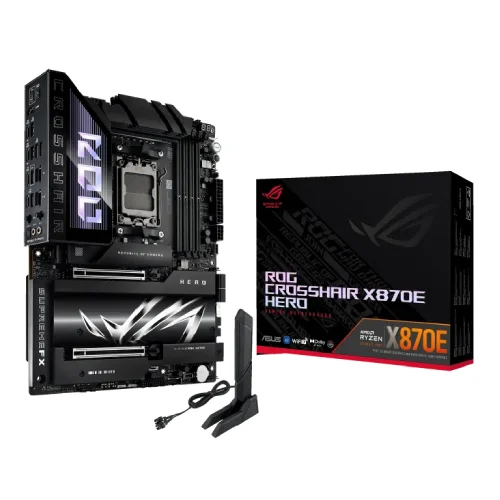 Asus ROG CROSSHAIR X870E HERO ATX Motherboard — AMD AM5