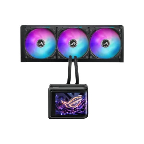 Asus ROG Ryuo IV SLC AIO Liquid CPU Cooler — 360mm ARGB, With Display