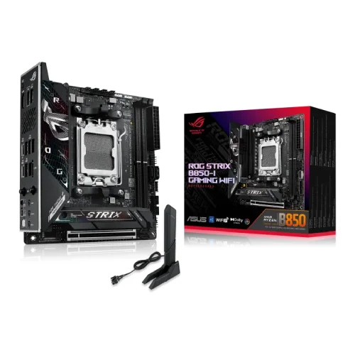 Asus ROG STRIX B850-I GAMING WIFI Motherboard — AM5, Mini-ITX