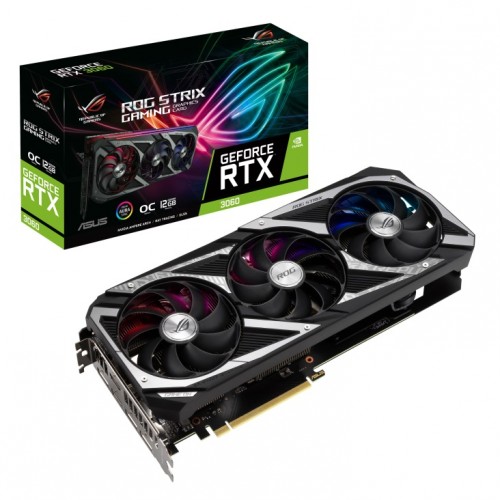 Asus ROG Strix GeForce RTX 3060 OC Edition Gaming Graphics Card — 12GB GDDR6