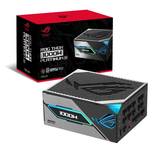 ASUS ROG THOR Power Supply — 1000W, Platinum III, 80 Plus Platinum