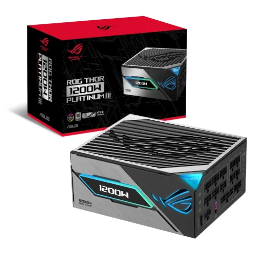 ASUS ROG THOR III Power Supply — 1200W, 80 Plus Platinum