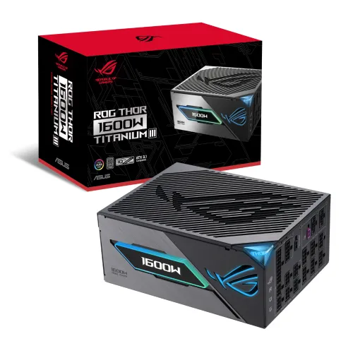 ASUS ROG THOR Titanium III Power Supply — 1600W, 80 Plus Titanium