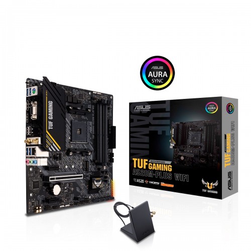 Asus TUF Gaming A520M-Plus WIFI Micro-ATX Motherboard — AM4 Socket