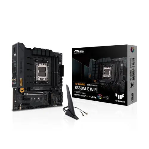 Asus TUF GAMING B650M-E WIFI Micro-ATX Motherboard — AMD AM5