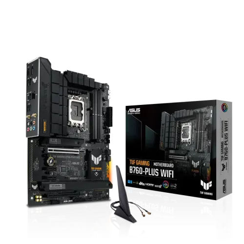 Asus TUF GAMING B760-PLUS WIFI Motherboard — DDR5, ATX