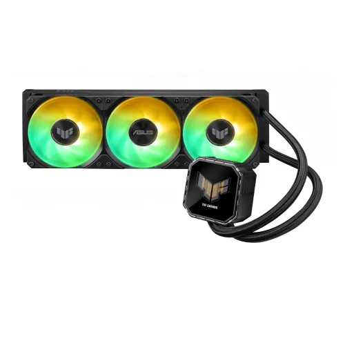 ASUS TUF Gaming LC III LCD Liquid CPU Cooler — 360mm, ARGB, With Display