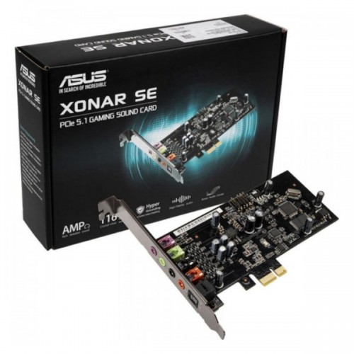 Asus Xonar SE Gaming Sound Card — 5.1 PCIe, 192kHz
