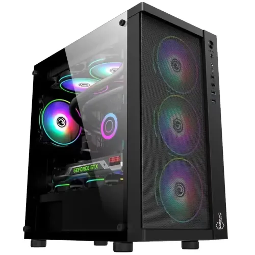 Carbono CG02XZM Mid Tower Gaming Casing — M-ATX