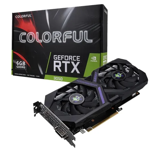 Colorful GeForce RTX 3050 6GB-V Graphics Card — GDDR6