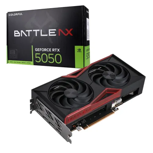 Colorful Battle AX DUO GeForce RTX 5050 NB Graphics Card — 8GB-V GDDR6