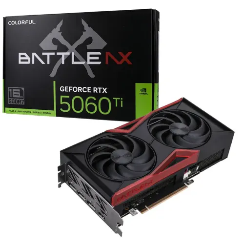 Colorful Battle AX DUO Graphics Card — GeForce RTX 5060 Ti, 16GB-V GDDR7