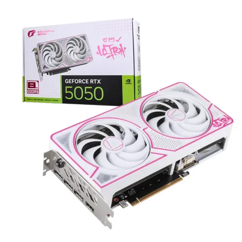 Colorful iGame GeForce RTX 5050 Ultra W DUO OC Graphics Card — 8GB-V GDDR6