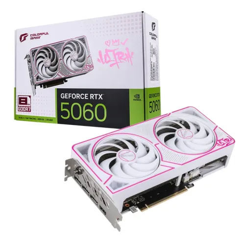 Colorful iGame GeForce RTX 5060 Ultra W DUO OC Graphics Card — 8GB-V GDDR7