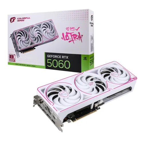Colorful iGame GeForce RTX 5060 Ultra W OC Graphics Card — 8GB-V GDDR7