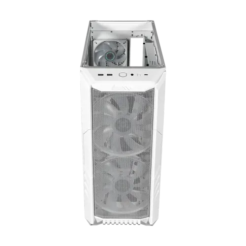 Cooler Master HAF 500 RGB Gaming Case — Mid Tower, White