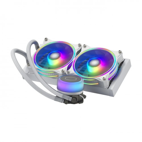 Cooler Master MasterLiquid ML240 CPU Liquid Cooler — Illusion White Edition