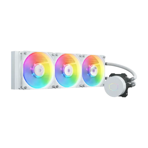 Cooler Master MasterLiquid ML360L V2 Liquid Cooler — ARGB, White Edition