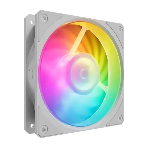 Cooler Master Mobius 120p Case Fan — ARGB, White, 120mm