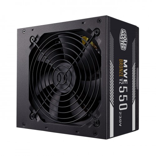 Cooler Master MWE 550W V2 230V Power Supply — Non-Modular, 80 Plus Bronze