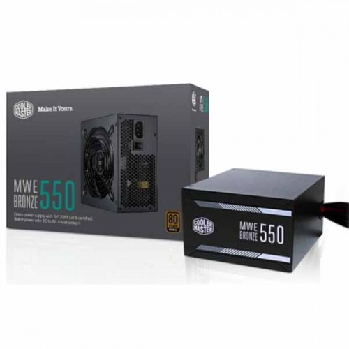 Cooler Master MWE 550W V2 Power Supply — Non-Modular, 80 Plus Bronze