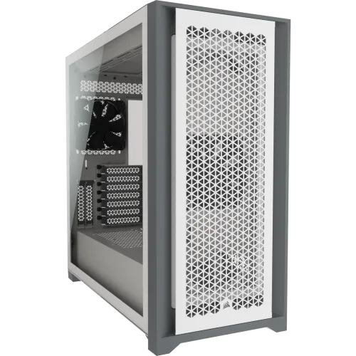 Corsair 5000D AIRFLOW Tempered Glass Mid-Tower Casing — ATX, White
