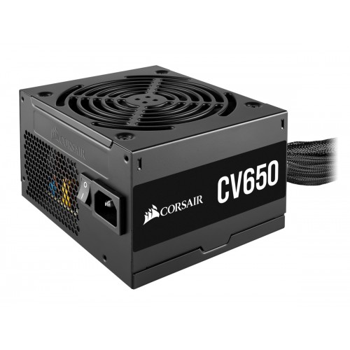 Corsair CV650 Power Supply — 650Watt, 80 Plus Bronze Certified