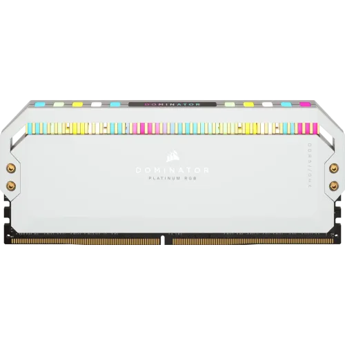 Corsair DOMINATOR PLATINUM RGB Memory — 16GB, DDR5, 6200MHz, White