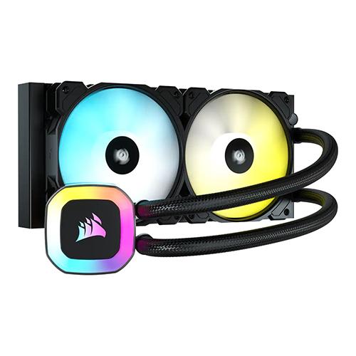 Corsair H100 Liquid CPU Cooler — RGB, 240mm