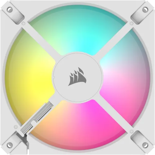 Corsair iCUE AR120 Single Casing Fan — Digital RGB, 120mm, PWM, White