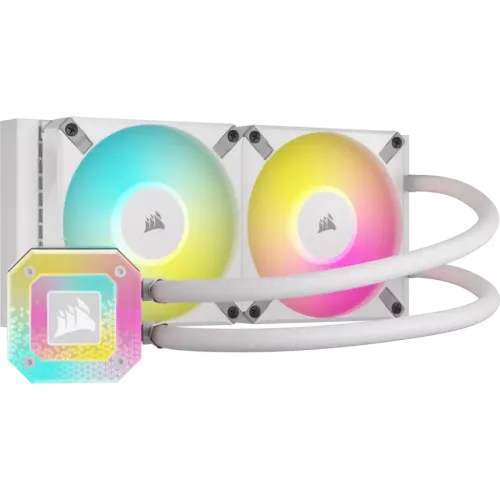 Corsair iCUE H100i ELITE CAPELLIX XT Liquid CPU Cooler — White