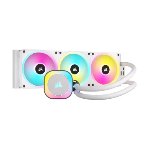 Corsair iCUE LINK H150i AIO Liquid CPU Cooler — 360mm, RGB, White