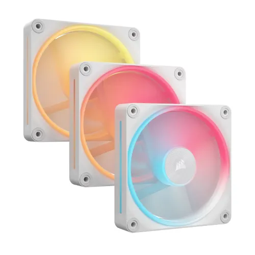 Corsair iCUE LINK LX120-R PWM Fan — RGB, 120mm (3-Pack)