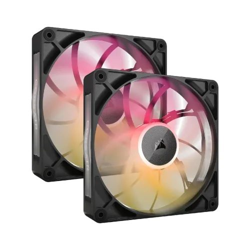 Corsair iCUE LINK RX140 MAX PWM Fan — 140mm RGB, 2 Pack