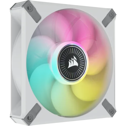Corsair iCUE ML120 RGB ELITE Premium PWM Fan — 120mm, Magnetic Levitation, White, Single Pack