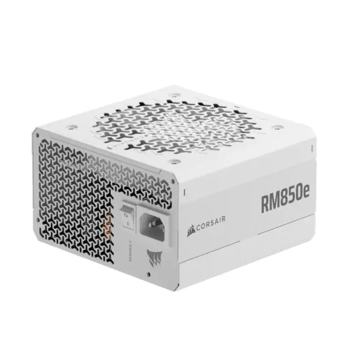 Corsair RMe Series RM850e ATX Power Supply — 850W, 80 Plus Gold, Fully Modular, White (UK)