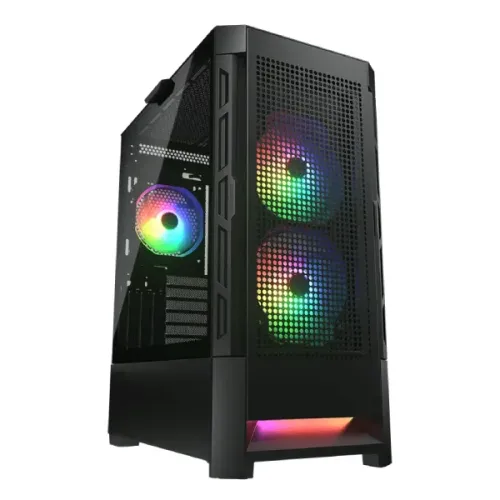 Cougar Airface Mid Tower Gaming Casing — RGB, E-ATX