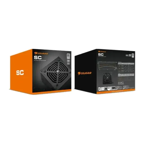 Cougar SC550 Power Supply — 550W, 80+ EU Standard Certified