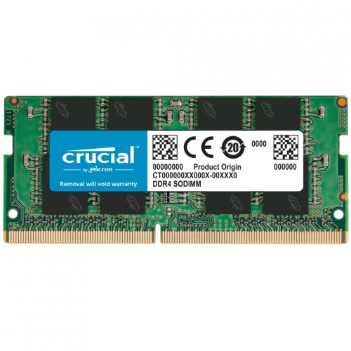 Crucial Single Laptop Memory — 16GB, DDR4 2666MHz