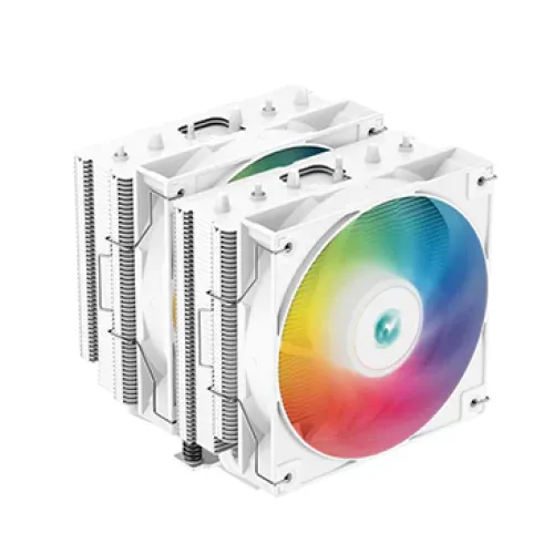 DeepCool AG620 WH Dual-Tower Air CPU Cooler — ARGB, 120mm