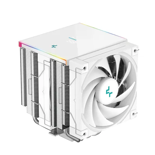 DeepCool AK620 DIGITAL SE Dual Tower Air CPU Cooler — ARGB, White