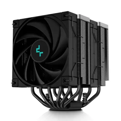 DeepCool AK620 ZERO DARK Dual Tower CPU Cooler — High Performance