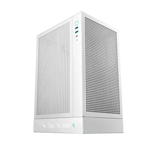Deepcool CH170 Digital WH Gaming Casing — Mini Tower, Mini-ITX