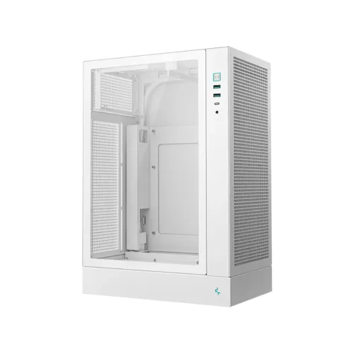 DeepCool CH170 Plus Vertical Mid Tower Gaming Casing — White