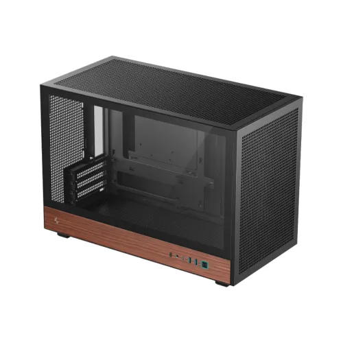 DeepCool CH260 Micro Tower Gaming Casing — mATX, Wood