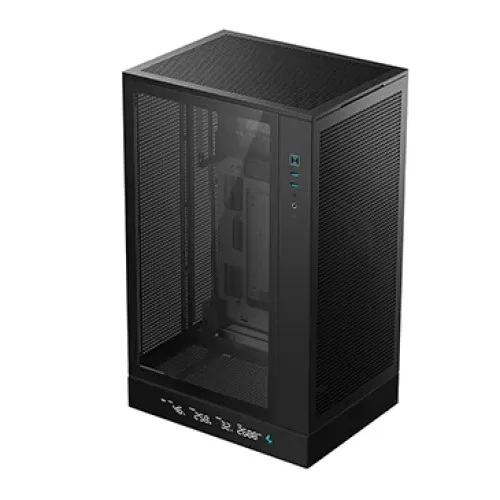 DeepCool CH270 Digital Mini-Tower Gaming Casing — M-ATX, Digital Display