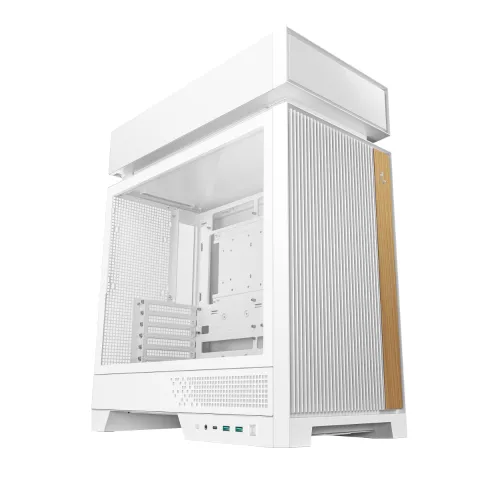 DeepCool CL660 ATX Mid Tower Gaming Casing — White, ARGB