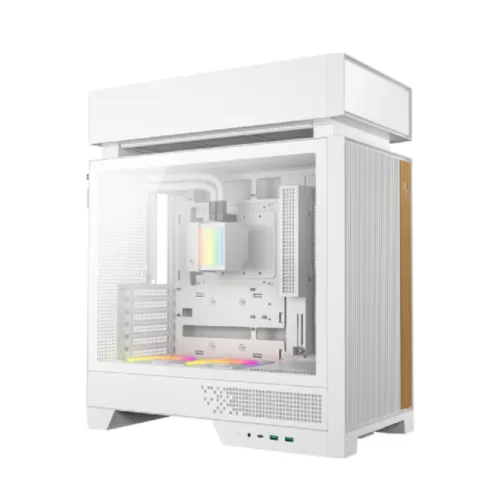 DeepCool CL6600 WH ATX Mid-Tower Gaming Casing — with Built-in 360mm Liquid Cooler