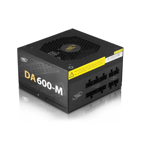 DeepCool DA600-M Power Supply — 600W, 80 PLUS Bronze, Full Modular