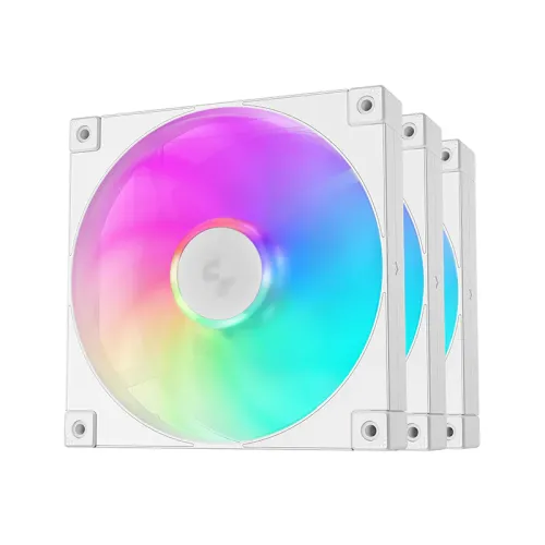 DeepCool FD14 ARGB WH Case Fan — 140mm, 3-in-1